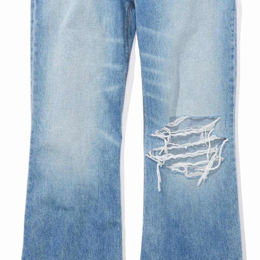 AE Ripped Baggy Flare Jeans